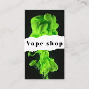 Tarjeta De Visita Vape Shop Smoke Cigarette Business Card