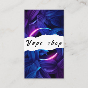 Tarjeta De Visita Vape Shop Smoke Cigarette Business Card