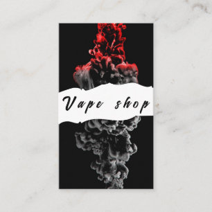 Tarjeta De Visita Vape Shop Smoke Cigarette Business Card