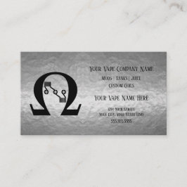 Tarjeta De Visita VAPE | Subohm Silver Business Social Media