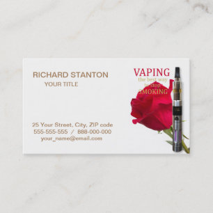 Tarjeta De Visita Vaping es la mejor manera de dejar de fumar