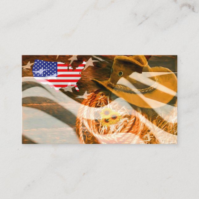 Tarjeta De Visita Vaquero (Anverso)