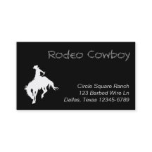 Vaquero de Rodeo Blanco en Forma