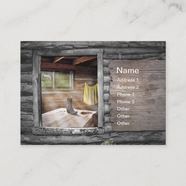 Tarjeta De Visita Vaquero en mi corazón (Anverso)