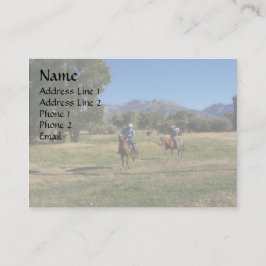 Tarjeta De Visita Vaqueros