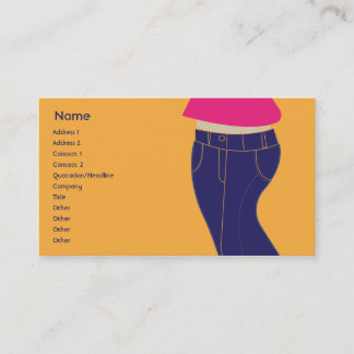 Tarjeta De Visita Vaqueros - negocio