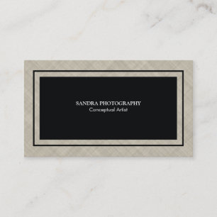 Tarjeta De Visita Variación de textura cruzada