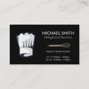 Tarjeta De Visita Variación de Whisk (magenta)   Maestro culinario