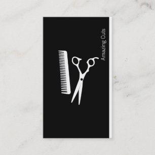 Tarjeta De Visita Variación del logotipo (negro azabache)