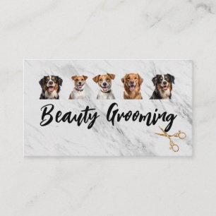 Tarjeta De Visita Variedad de perros   Grooming