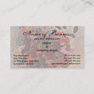 Tarjeta De Visita Vase turca por Odilon Redon