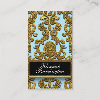 Tarjeta De Visita Vaudreante Flutter Damask Profesional