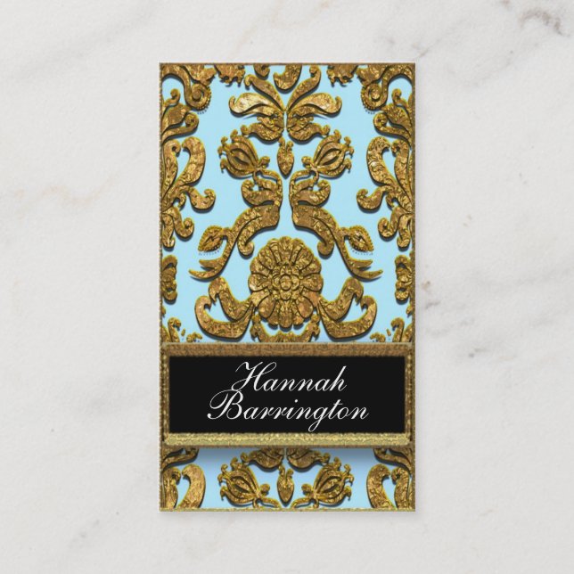 Tarjeta De Visita Vaudreante Flutter Damask Profesional