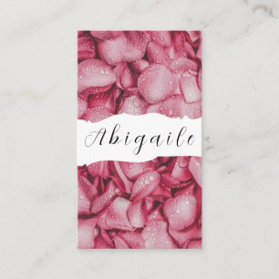 Tarjeta De Visita Vector Floral Vintage Sin Costuras Flor de Pluma