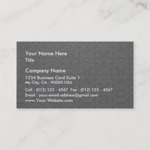 Tarjeta De Visita Vector gris y blanco elegante del damasco