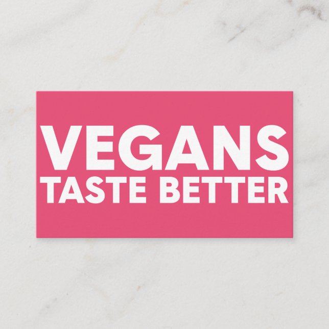 Tarjeta De Visita Vegan Appeal (Anverso)