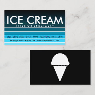 Tarjeta De Visita Vegetación acuática ICE CREAM