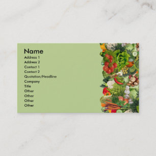 Tarjeta De Visita Veggies