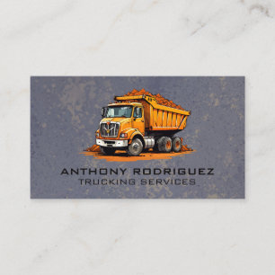 Tarjeta De Visita Vehículo de Construcción Cuello Azul Renovacio