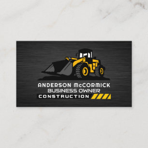 Tarjeta De Visita Vehículo de construcción   Digger de la Tierra   D