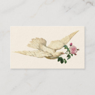 Tarjeta De Visita Vejez y marfil Rosa