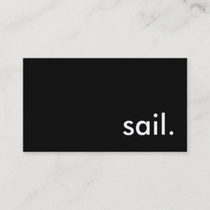 Tarjeta De Visita vela.