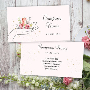 Tarjeta De Visita Vela floral
