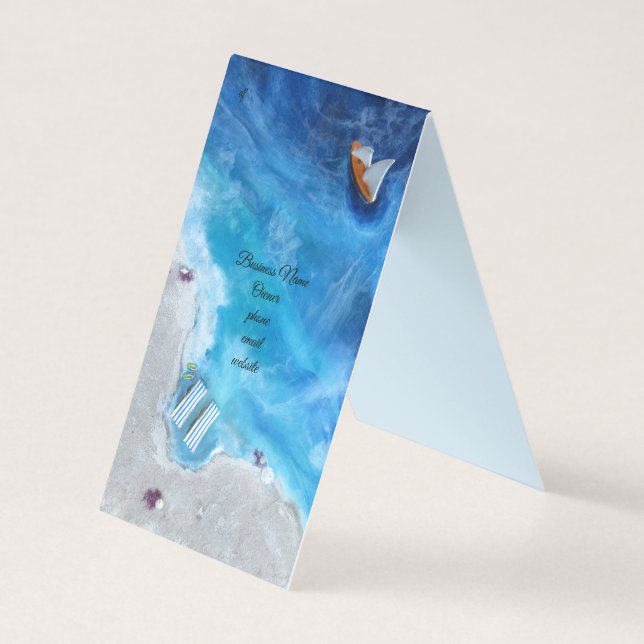 Tarjeta De Visita Vela lejos conmigo (Anverso)