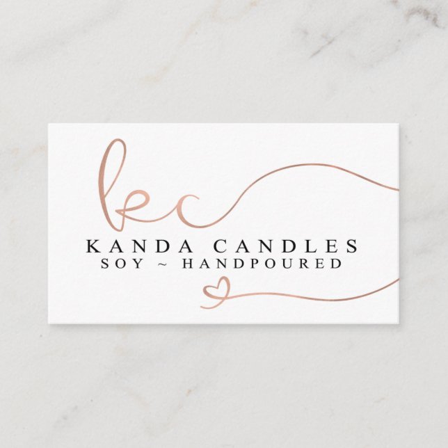 Tarjeta De Visita Velas de Kanda (Anverso)