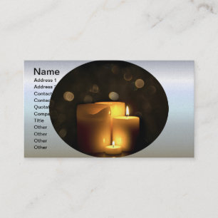Tarjeta De Visita Velas decorativas Votivas