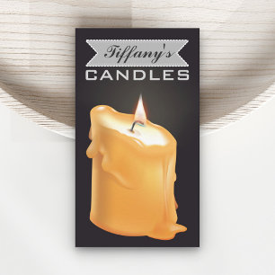 Tarjeta De Visita Velas Personalizadas Hechas a Mano Velas Hechas