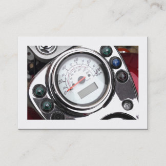 Tarjeta De Visita Velocímetro de motocicleta (bordeado)