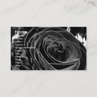 tarjeta de visita Velvet Rose