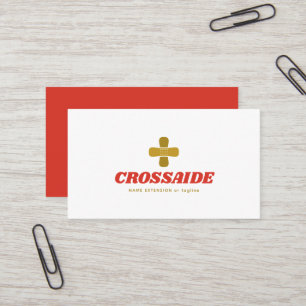 Tarjeta De Visita Venda Cruz de Tirita Adhesiva   Sanación y Cuidado
