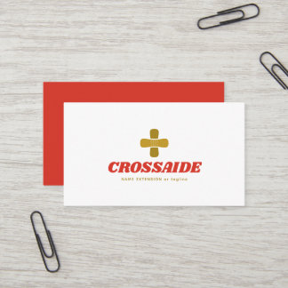 Tarjeta De Visita Venda Cruz de Tirita Adhesiva | Sanación y Cuidado
