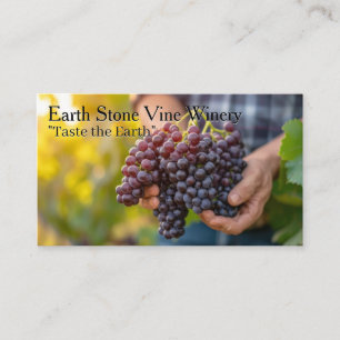 Tarjeta De Visita Vendimiador   Viñedo