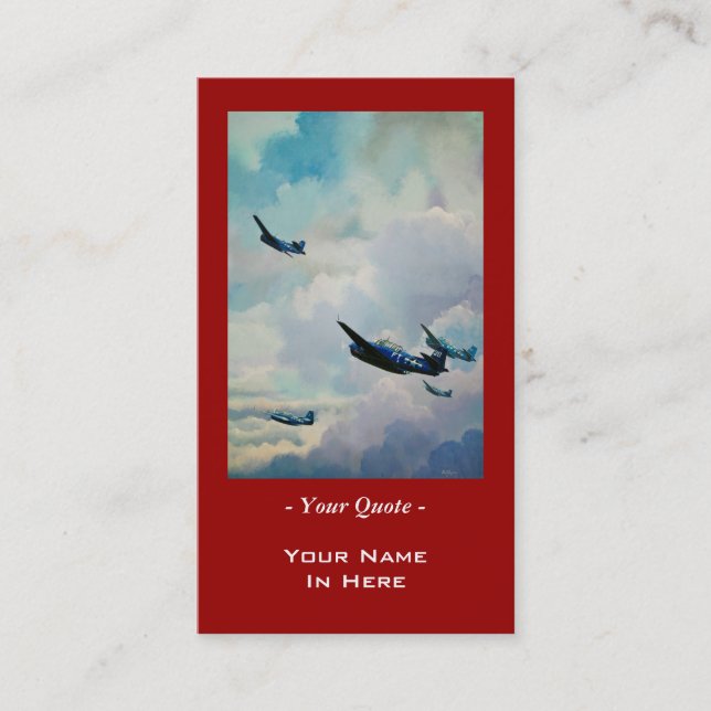 Tarjeta De Visita Vengador de WWII (Anverso)