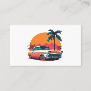 Tarjeta De Visita Venta de Autos Clásicos Antiguos Restauración Tall