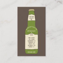 Venta de Cervezas, Cervecería, horas de trabajo de