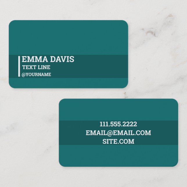 Tarjeta De Visita Venta directa de marketing (Anverso / Reverso)