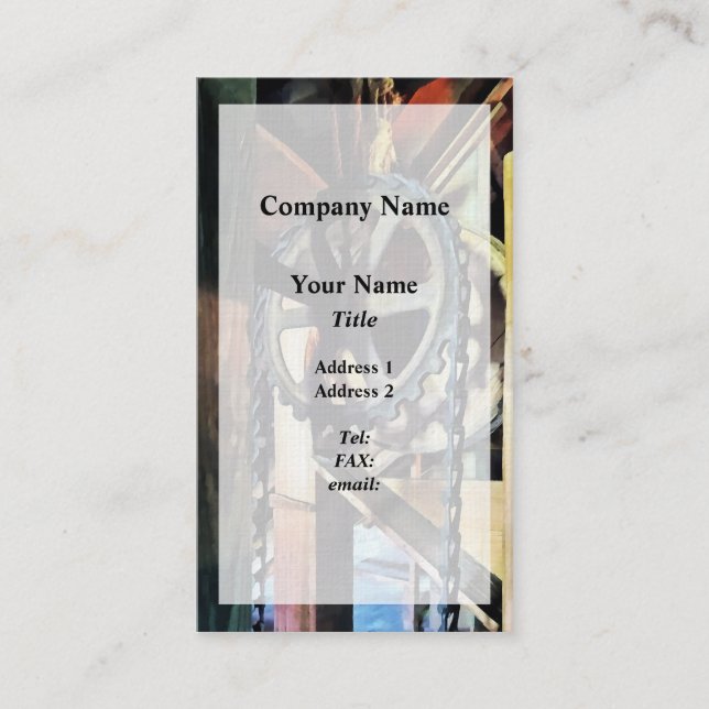 Tarjeta De Visita Ventaja Mecánica (Anverso)