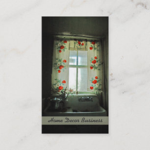 Tarjeta De Visita Ventana antigua hermosa de la cocina