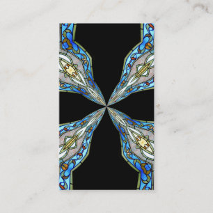 Tarjeta De Visita Ventana de vidrio templado Kaleidoscope 16