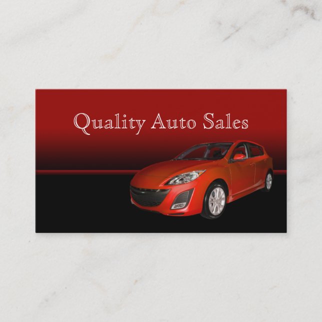 Tarjeta De Visita Ventas automáticas y servicio (Anverso)