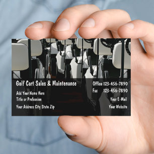 Tarjeta De Visita Ventas de Carritos de Golf Mantenimiento