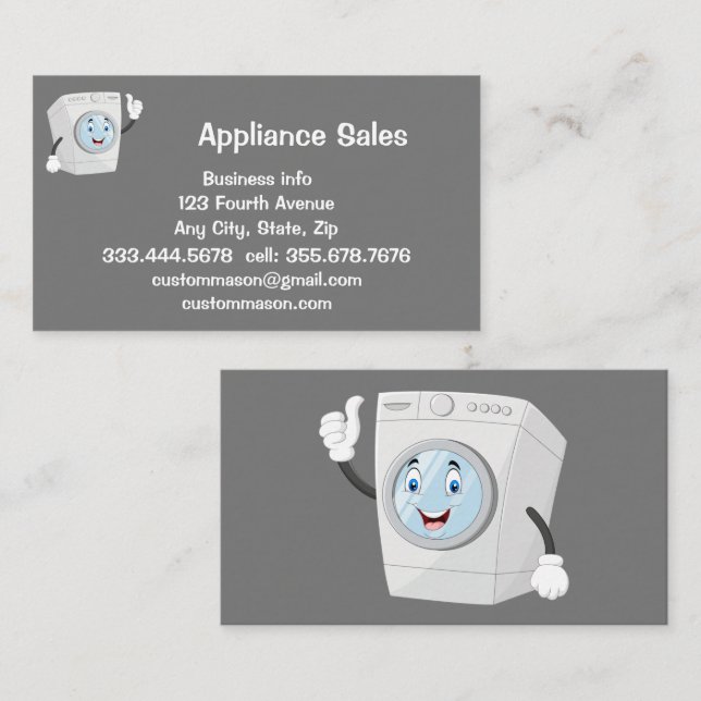 Tarjeta De Visita Ventas de equipo personalizado (Anverso / Reverso)