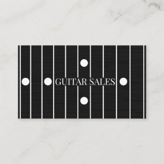 Tarjeta De Visita Ventas de Guitarra Estilo Pro con Diapasón de Palo