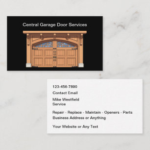 Tarjeta De Visita Ventas y servicio de puertas de garaje