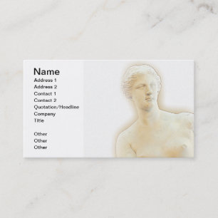 Tarjeta De Visita Venus de Milo
