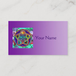Tarjeta De Visita Venus Flower of Love fineART Flower Power / Square